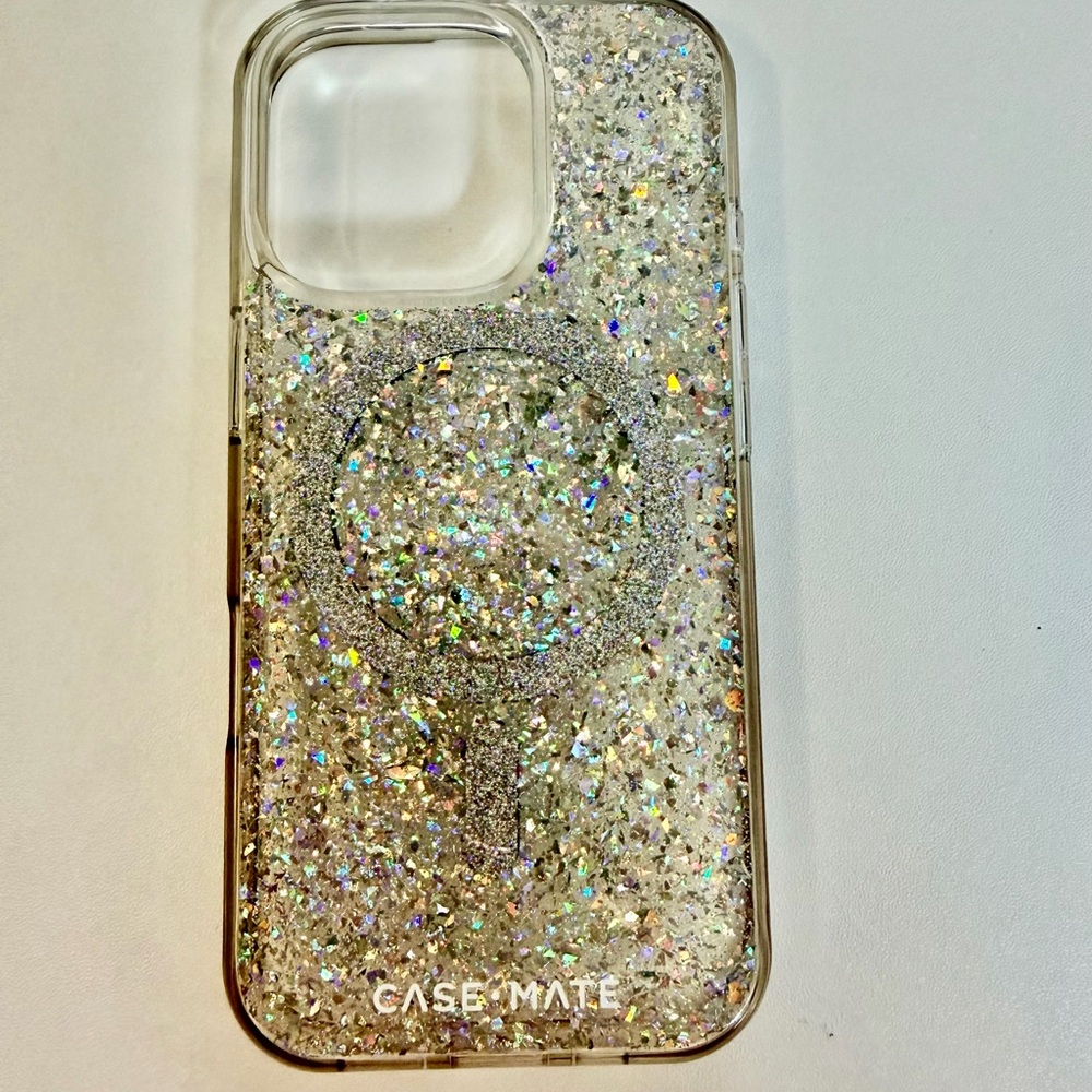 Casemate Glitter iPhone 16 Pro case with MagSafe